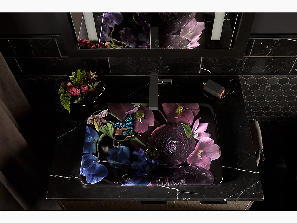 Kohler - Dutchmaster Midnight Floral™ Carillon™  21-1/4